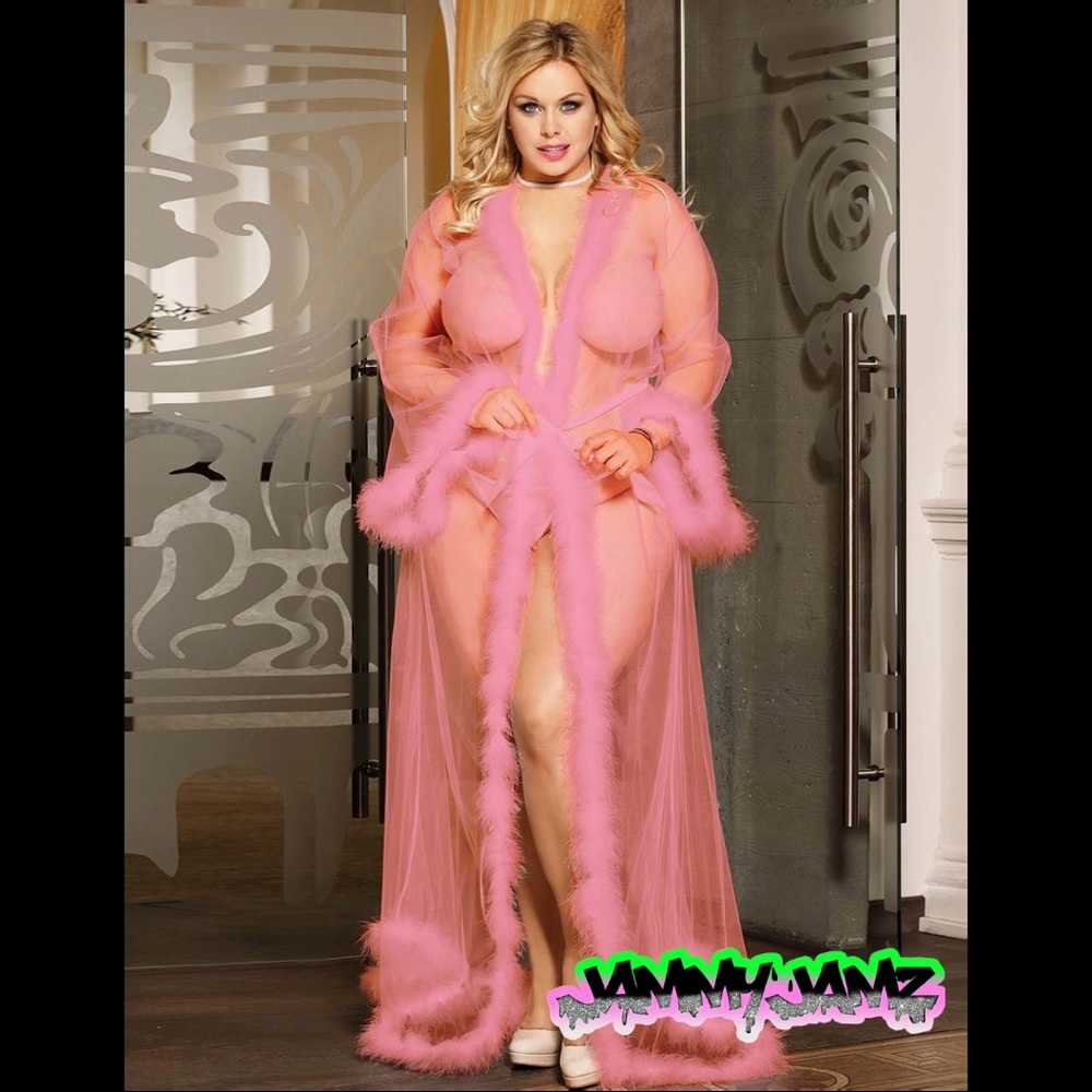 Fluffy Robe Set 2pc